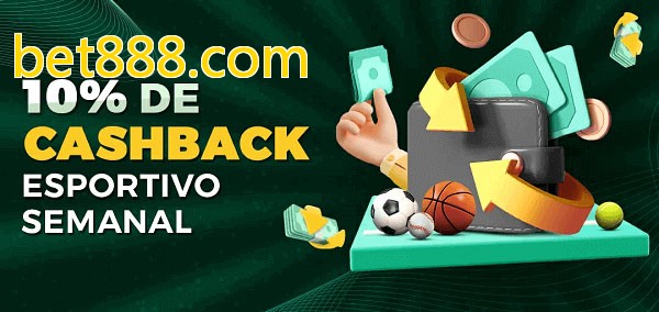 10% de bônus de cashback na bet888.com